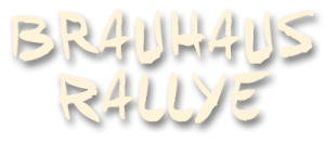 Brauhaus Rallye Schriftzug
