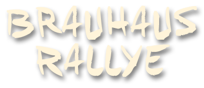 Brauhaus Rallye Schriftzug